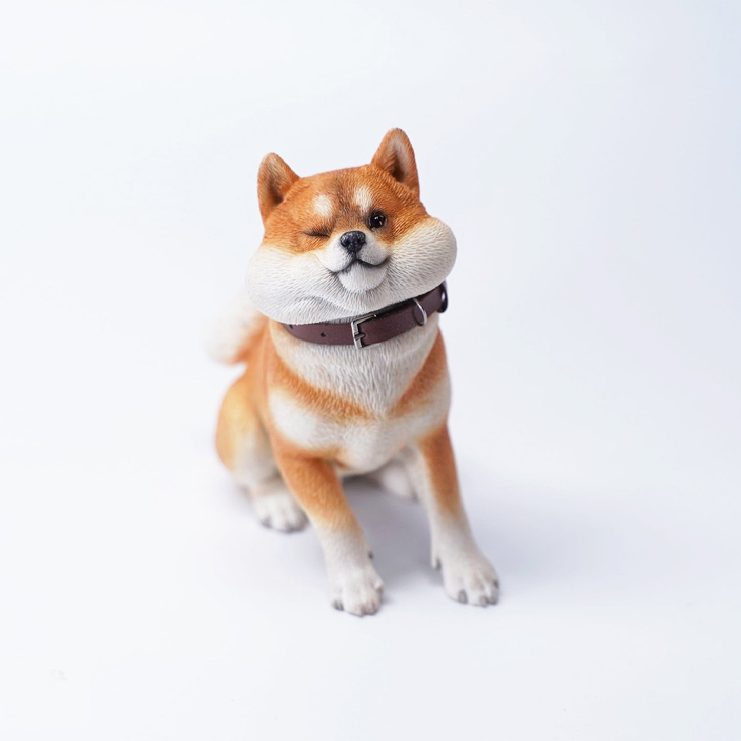 JXK090 Shiba Inu Dog Statue, Dog Figurine Gift for Shiba Inu Lover