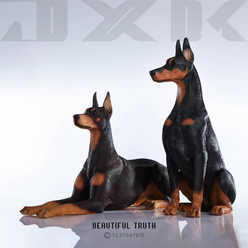 JXK004 Dobermann dog figurine dog statue for home decor gift for dog lovers