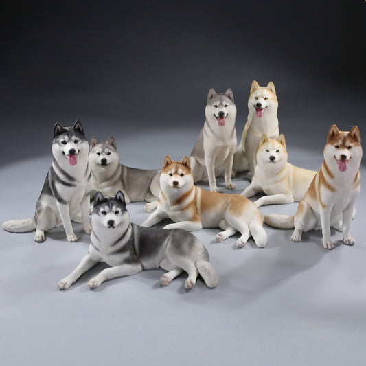 MRZ046 Husky dog figurine for dog lovers