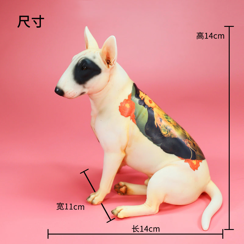 MRZ052 Bull Terrier dog statue for dog lovers