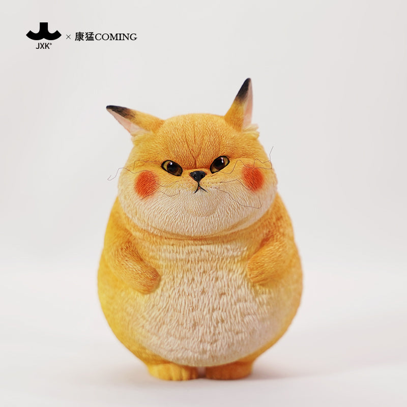 JXK253 Pre Order Pikacat Statue with LED Charging Station Unique Collectible Gift for Pokemon & Cat Lovers