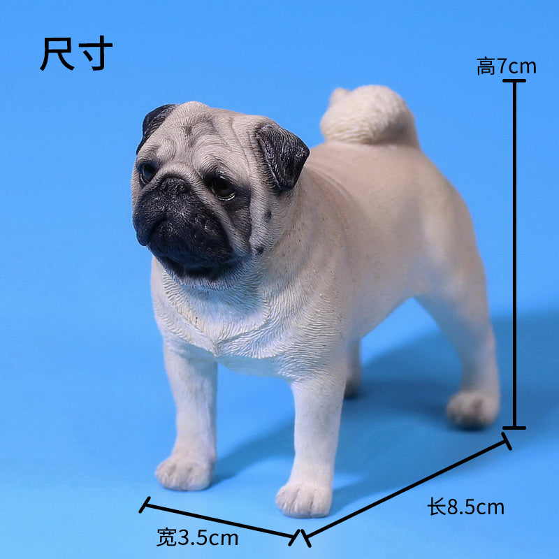 MRZ018 Pug dog figurine dog statue for dog lovers