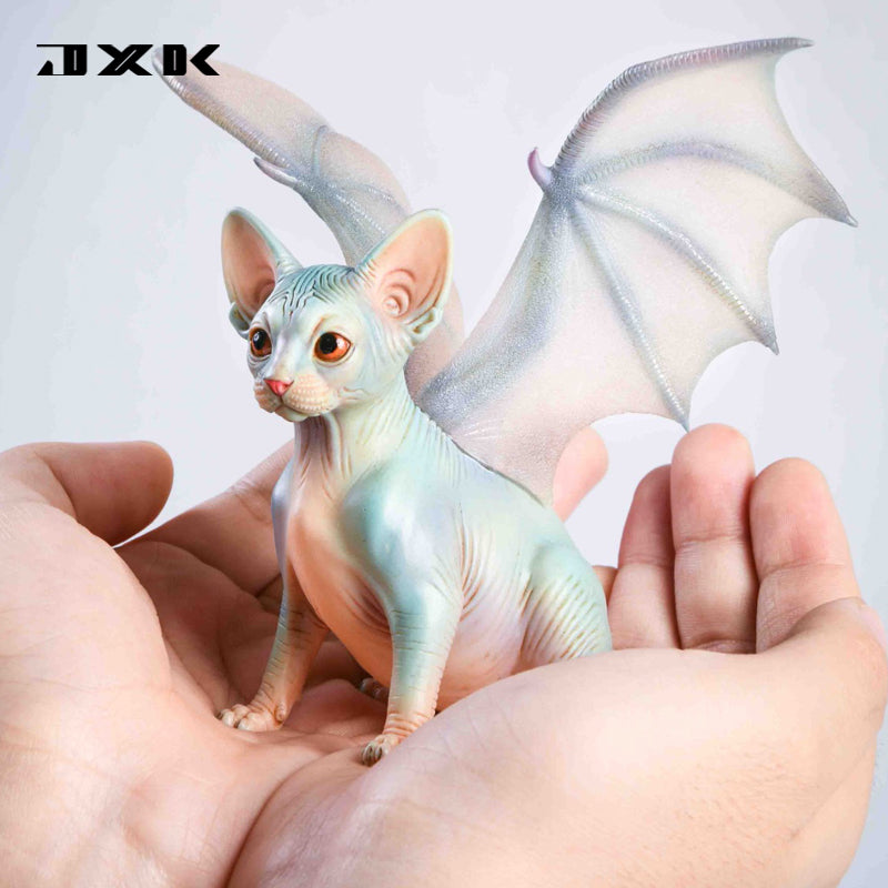 JXK048 Sphinx cat figurine resin cat statue for coffee table decor gifts for cat lovers