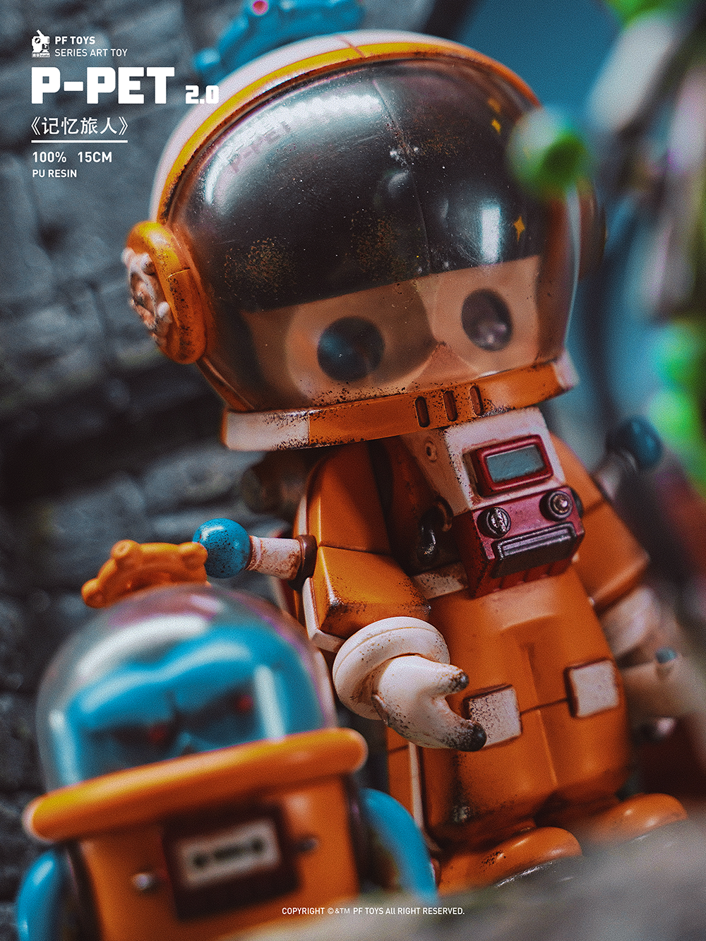 P030 Resin Action Figure P Pet Astronaut Series