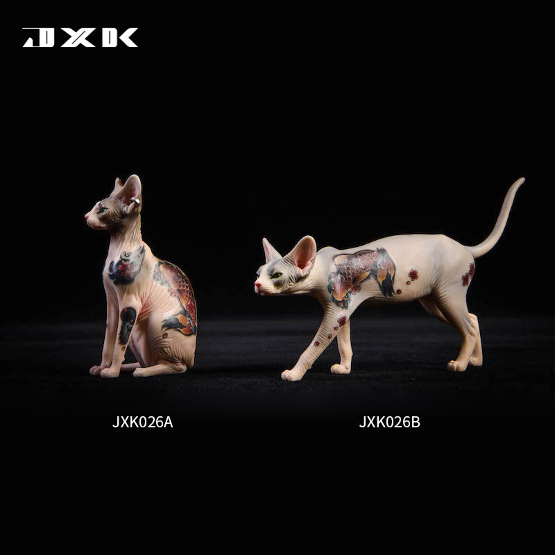 JXK026 Sphinx Cat Figurine Resin Cat Statue Home Decor for Cat Lovers Gifts for Cat Lovers