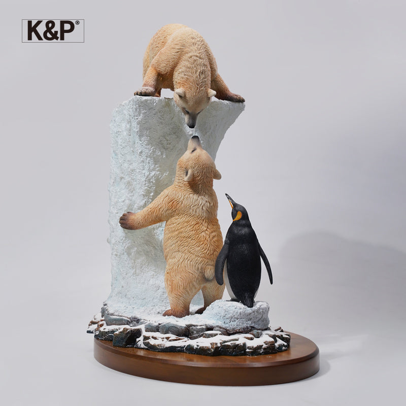 PK2301 polar animal Statue Gift for Animal Lovers