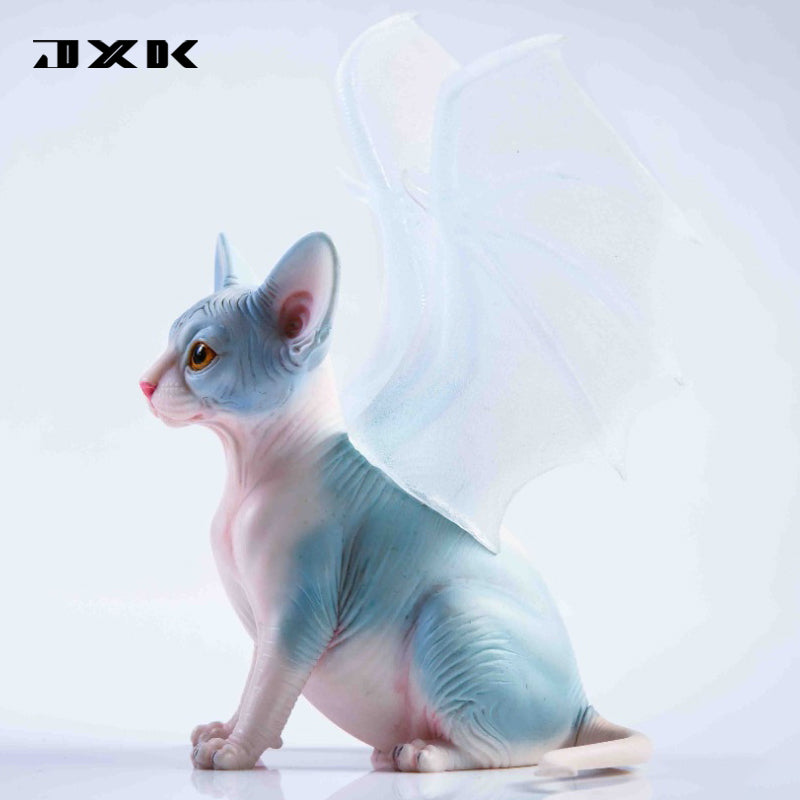 JXK048 Sphinx cat figurine resin cat statue for coffee table decor gifts for cat lovers