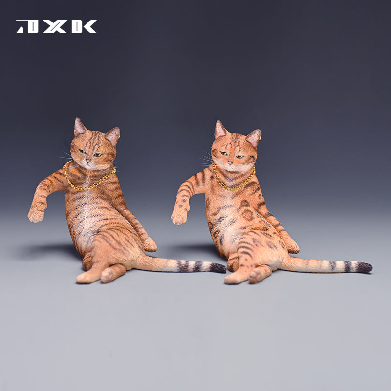 JXK107 Leopard Cat statue for home decor, gifts for Animal Lovers