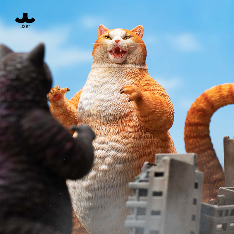 JXK226 Catzilla MeowZilla Godzicat Godzilla-shaped cat figurine