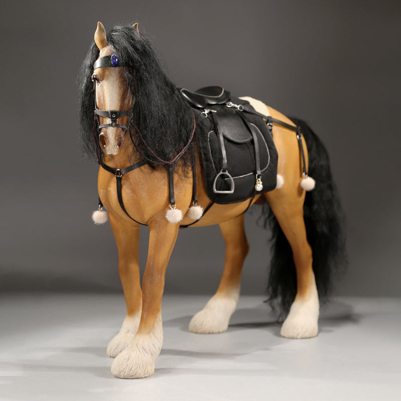 MRZ058 Shire Horse Statue Horse Figurine for Home Decor Gifts for Horse Lovers