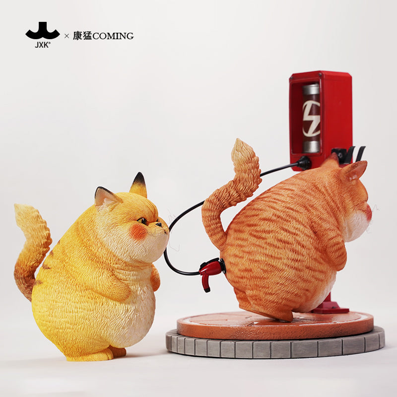 JXK253 Pre Order Pikacat Statue with LED Charging Station Unique Collectible Gift for Pokemon & Cat Lovers