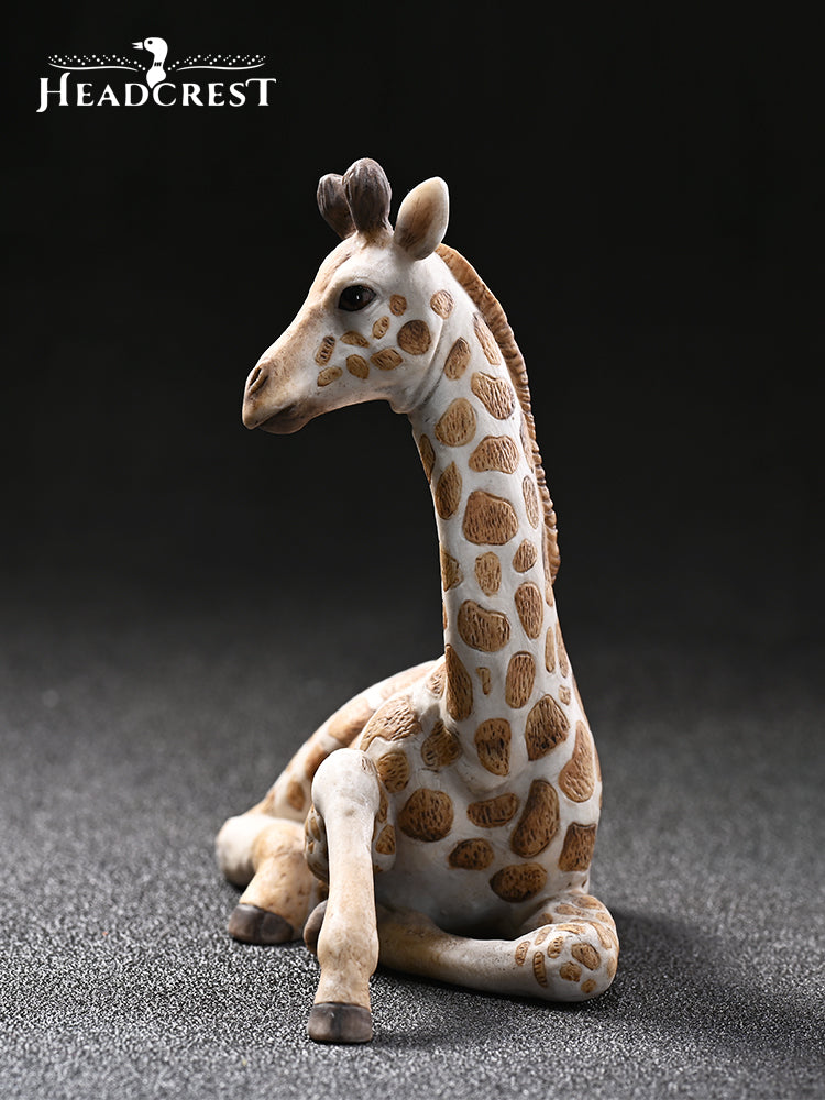 H2301 Resin Giraffes Statue, Animal Figurine Gift for Animal Lovers