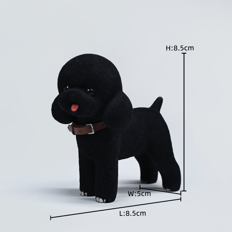 JXK204 Poodle dog figurine dog statue decor for dog lovers