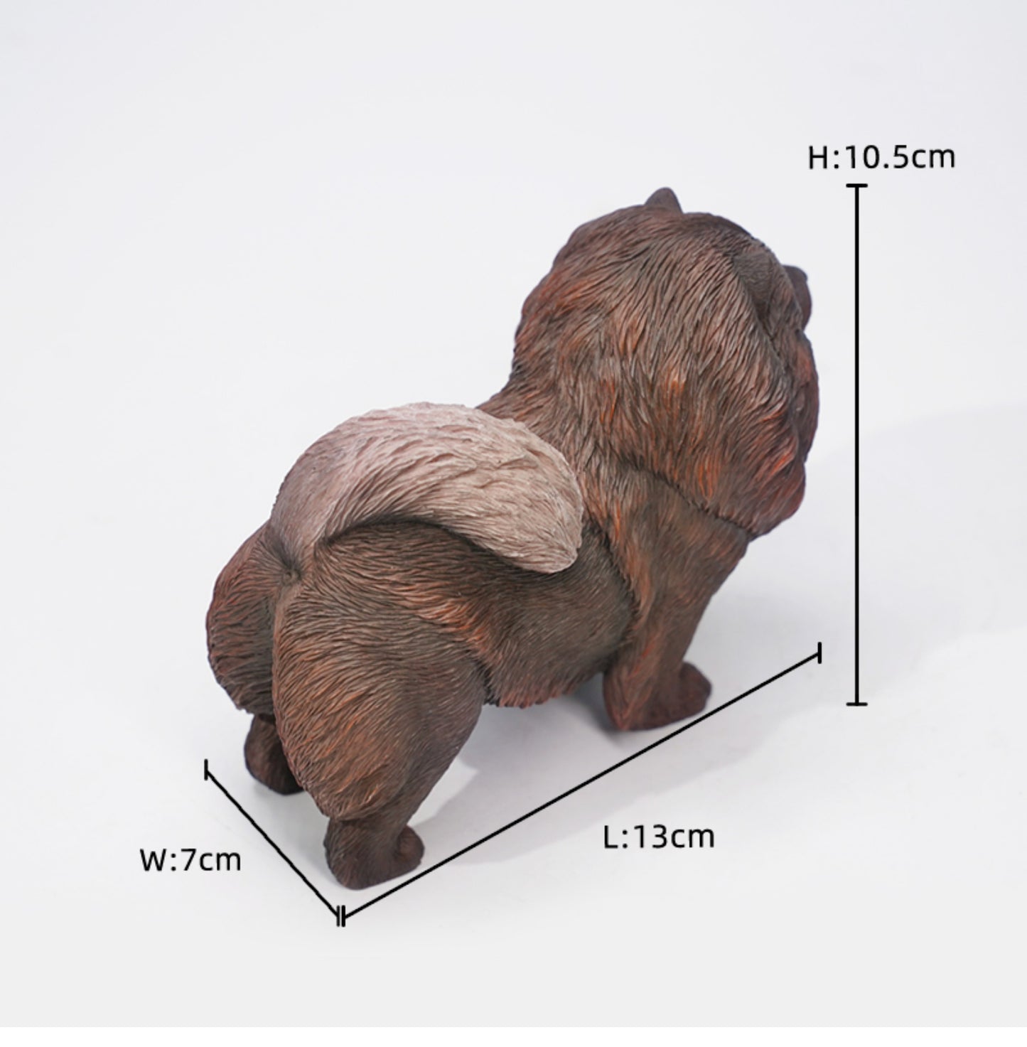 JXK173 Chow Chow dog figurine home decor for dog lovers