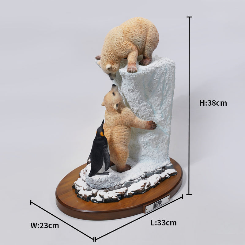 PK2301 polar animal Statue Gift for Animal Lovers