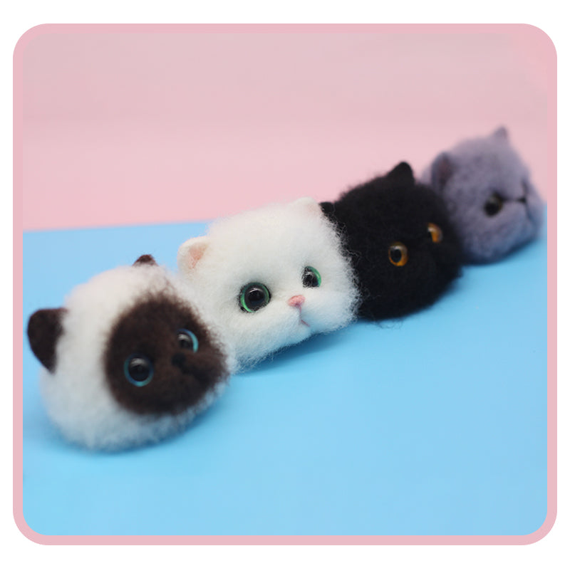 LH006 Needle Felting Kit, Animals Needle Felting Set, DIY Wool Felt Materials Set with Felting Tool and Instruction for Needle Felting Craft Project and DIY Handmade