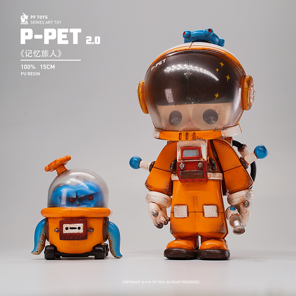 P030 Resin Action Figure P Pet Astronaut Series