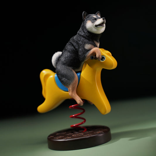 JXK146 Shiba Inu Dog Statue, Dog Figurine Gift for Shiba Inu Lover