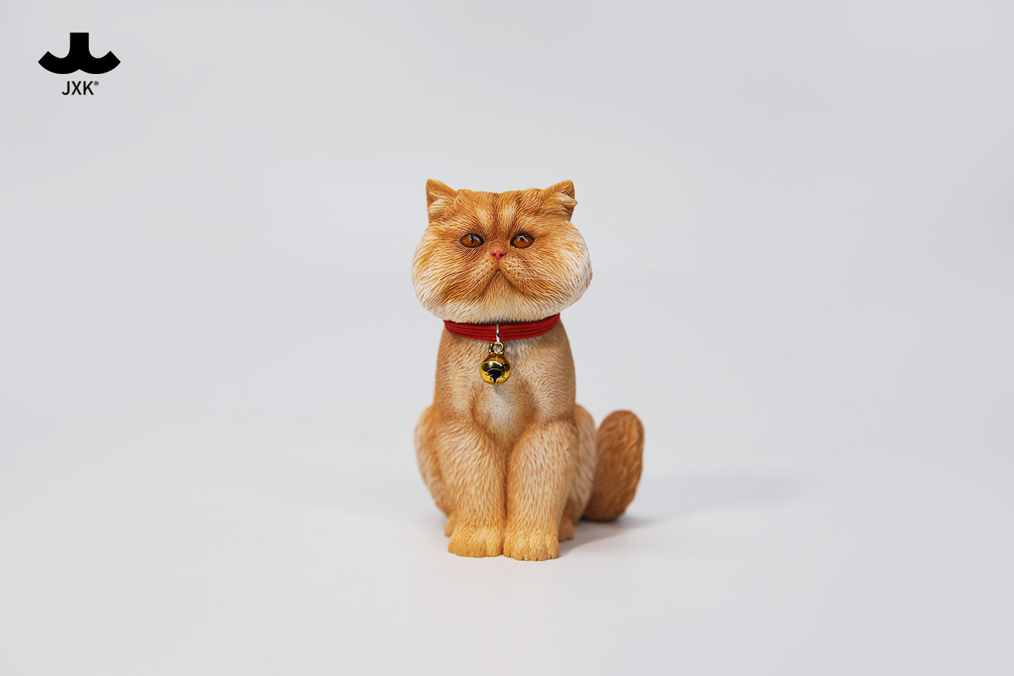 JXK183 Cat Figurine Resin Cat Statue for Desktop Gifts for Cat Lovers