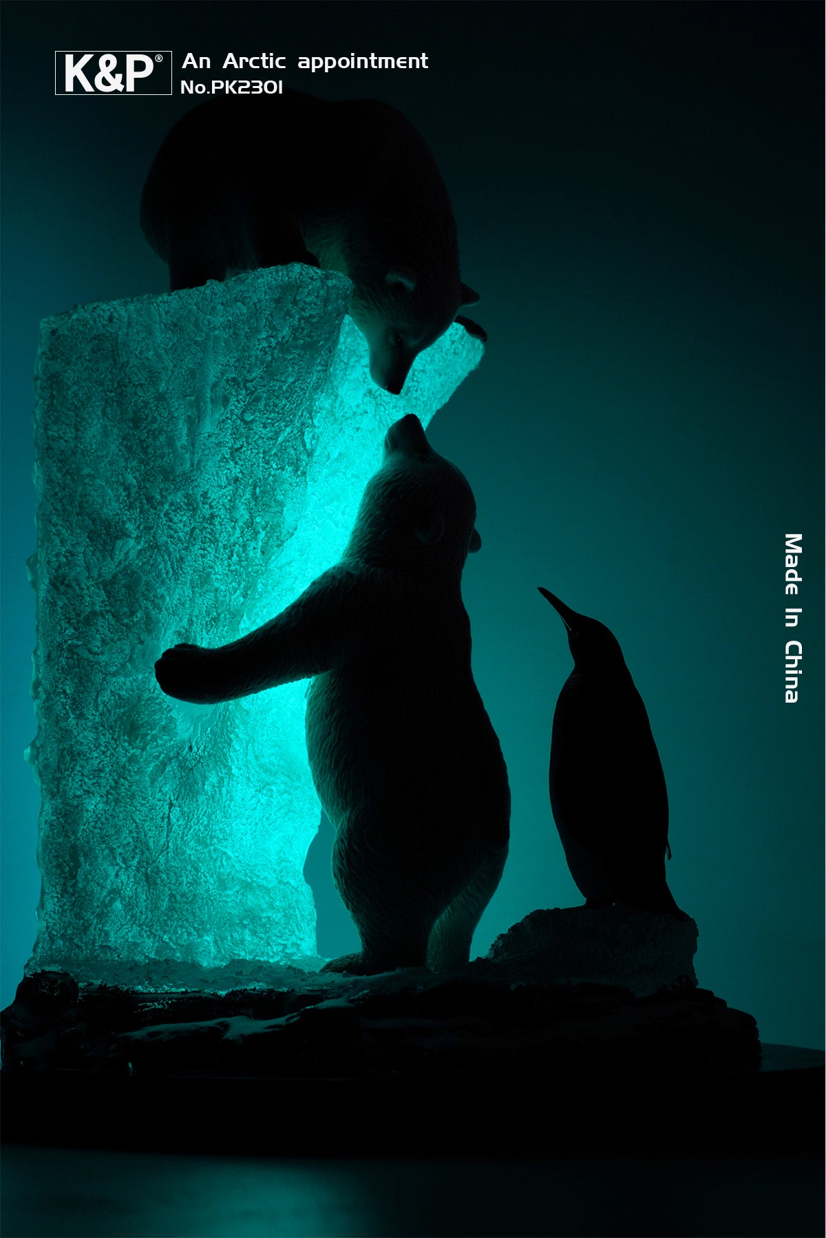 PK2301 polar animal Statue Gift for Animal Lovers