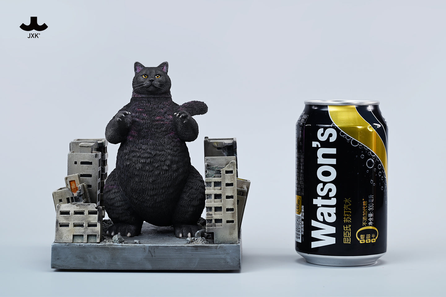 JXK226 Catzilla MeowZilla Godzicat Godzilla-shaped cat figurine