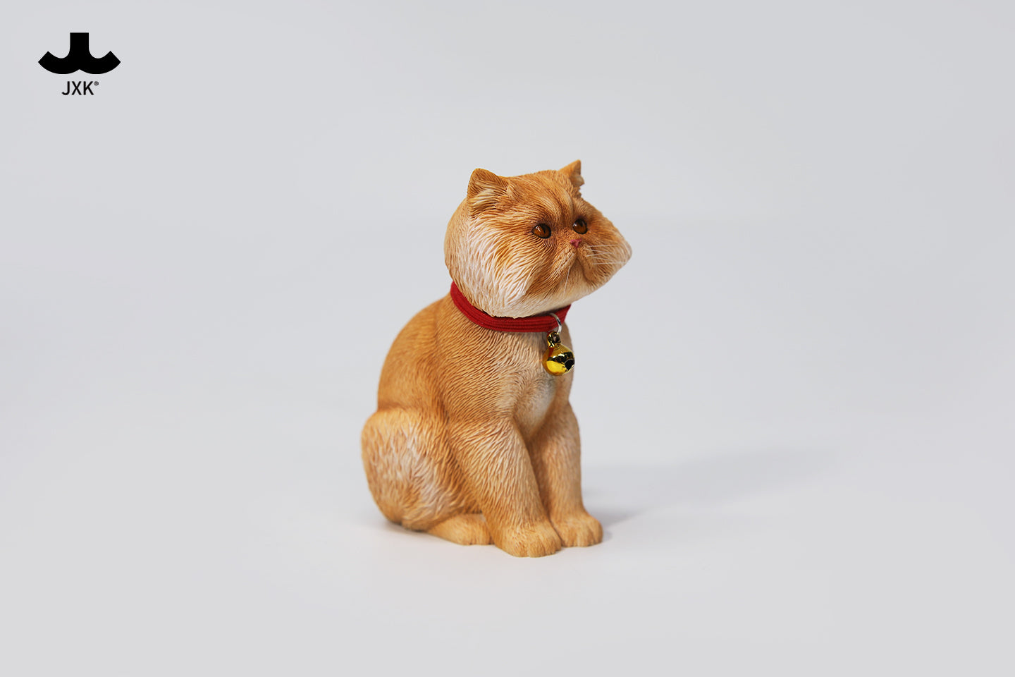 JXK183 Cat Figurine Resin Cat Statue for Desktop Gifts for Cat Lovers