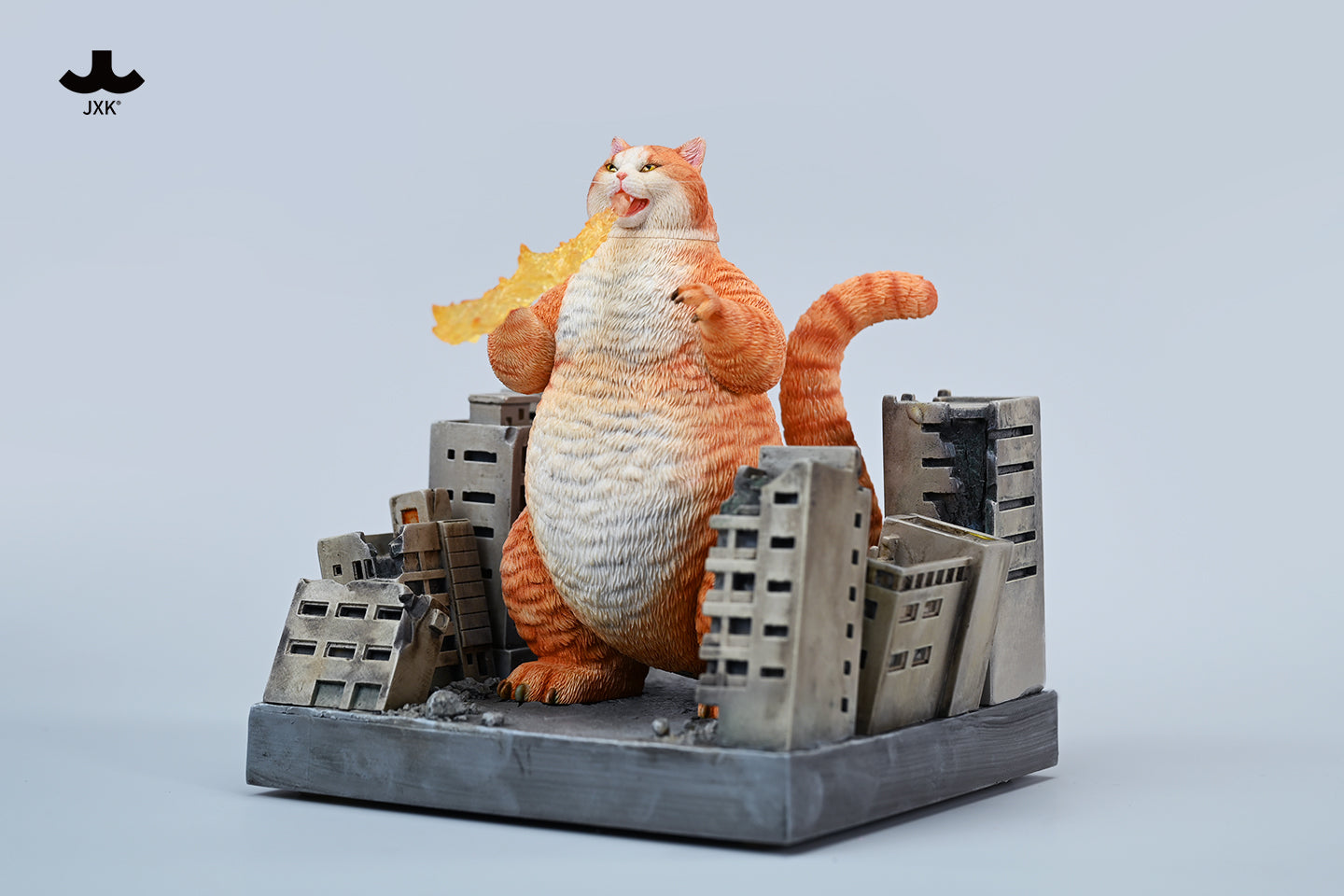 JXK226 Catzilla MeowZilla Godzicat Godzilla-shaped cat figurine