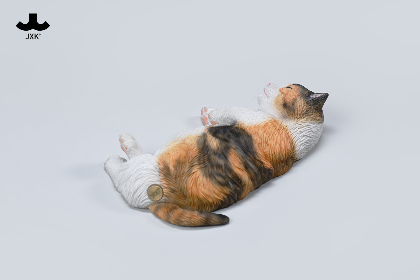 JXK202 Cat Figurine Resin Cat Statue for Desktop Gifts for Cat Lovers