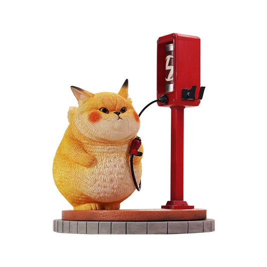 JXK253 Pre Order Pikacat Statue with LED Charging Station Unique Collectible Gift for Pokemon & Cat Lovers