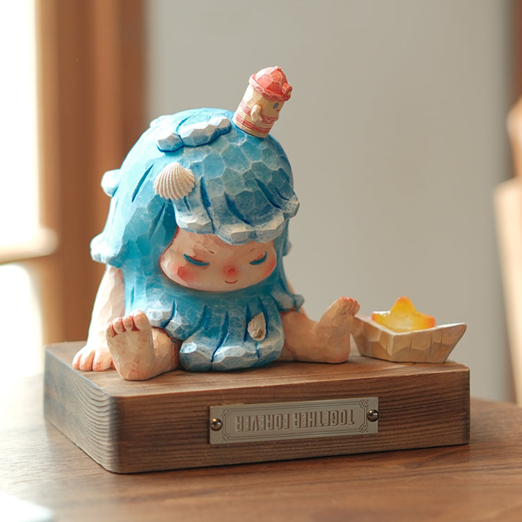 P023 Resin Elf Statue P Pet Together Forever Series