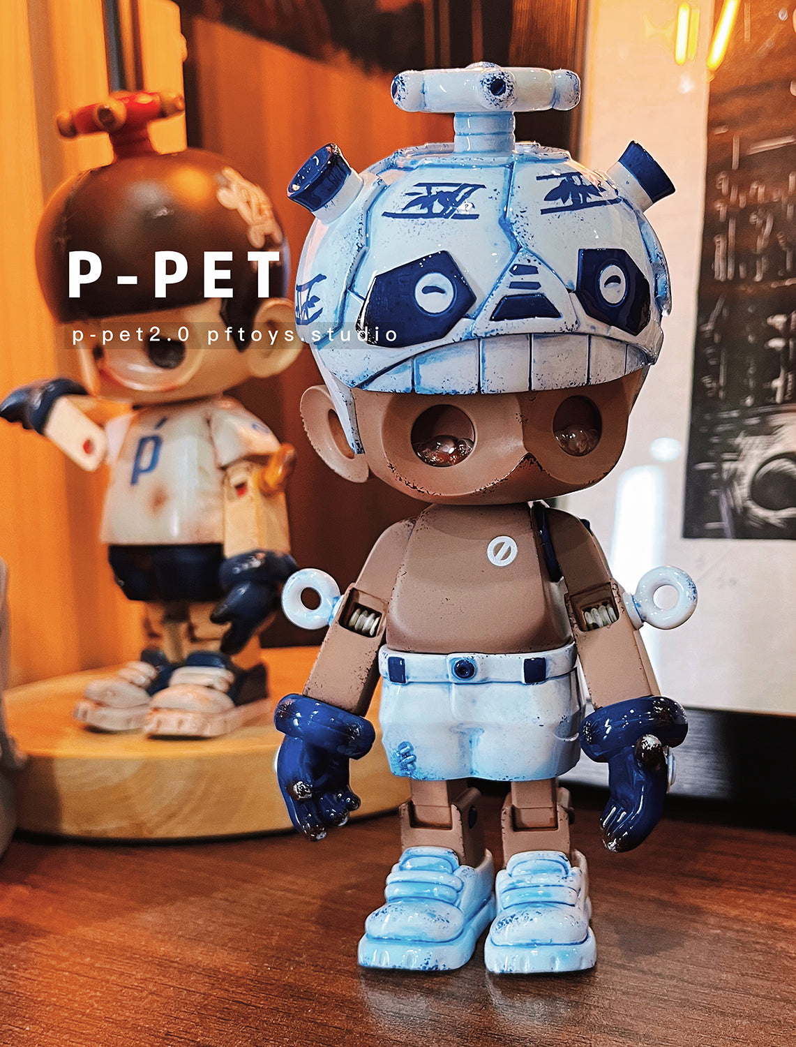 P026 Resin Action Figure P Pet Panda Series