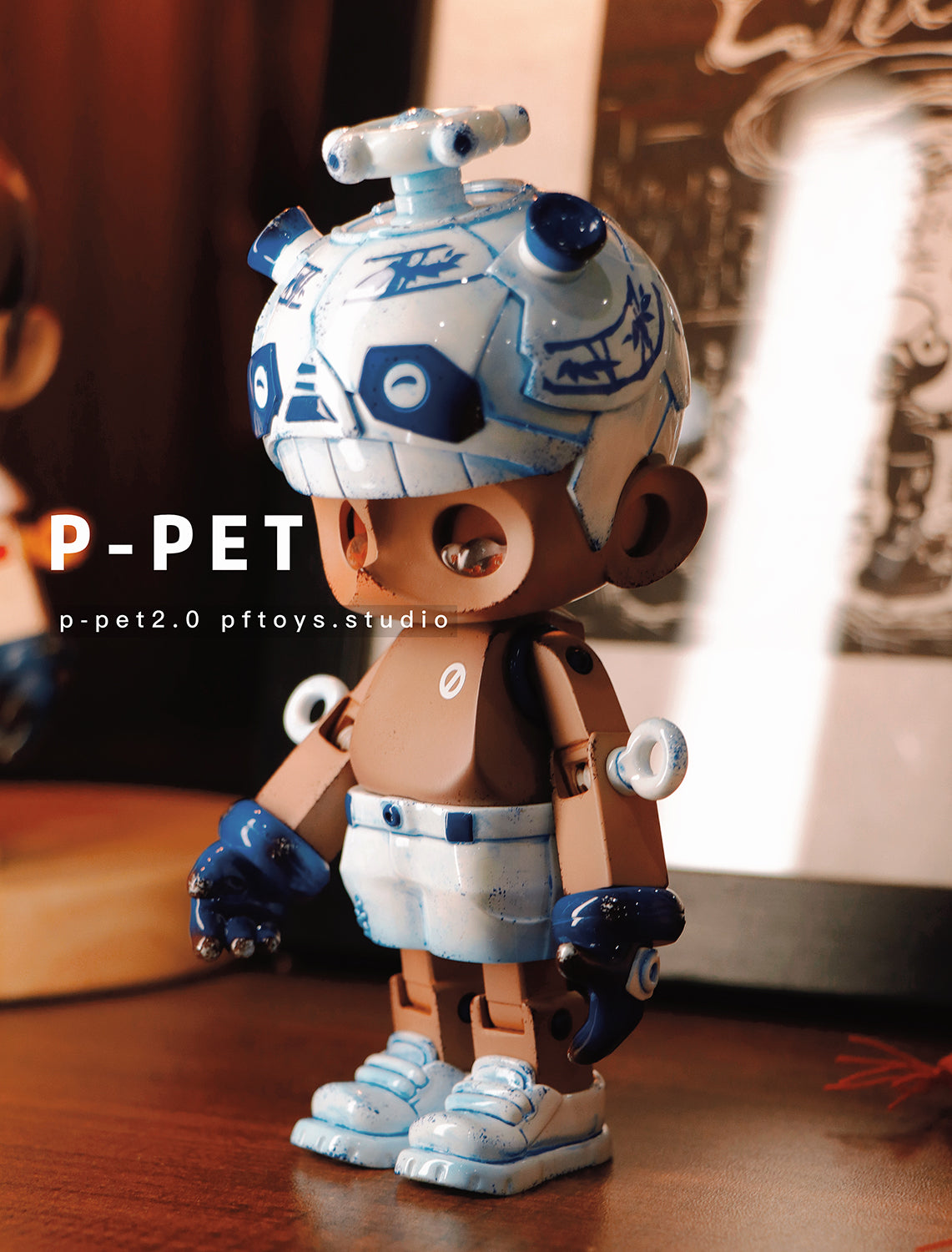 P026 Resin Action Figure P Pet Panda Series