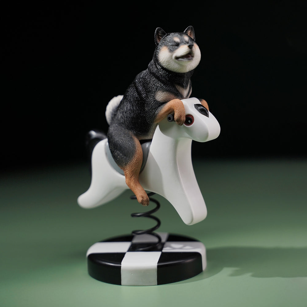 JXK146 Shiba Inu Dog Statue, Dog Figurine Gift for Shiba Inu Lover