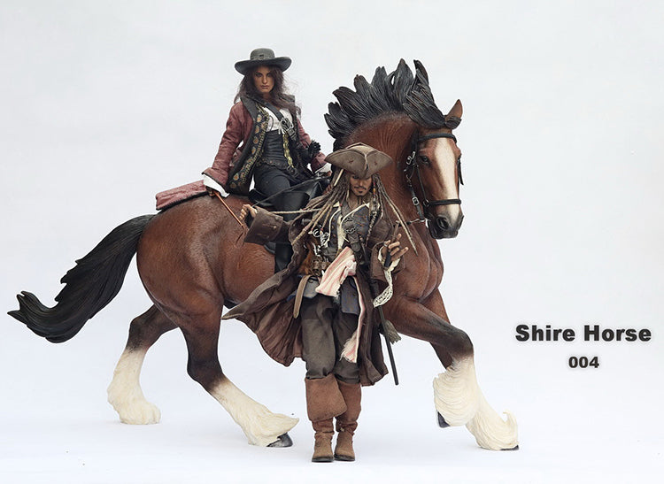 MRZ SH Shire Horse Statue Horse Figurine for Home Decor Gifts for Horse Lovers