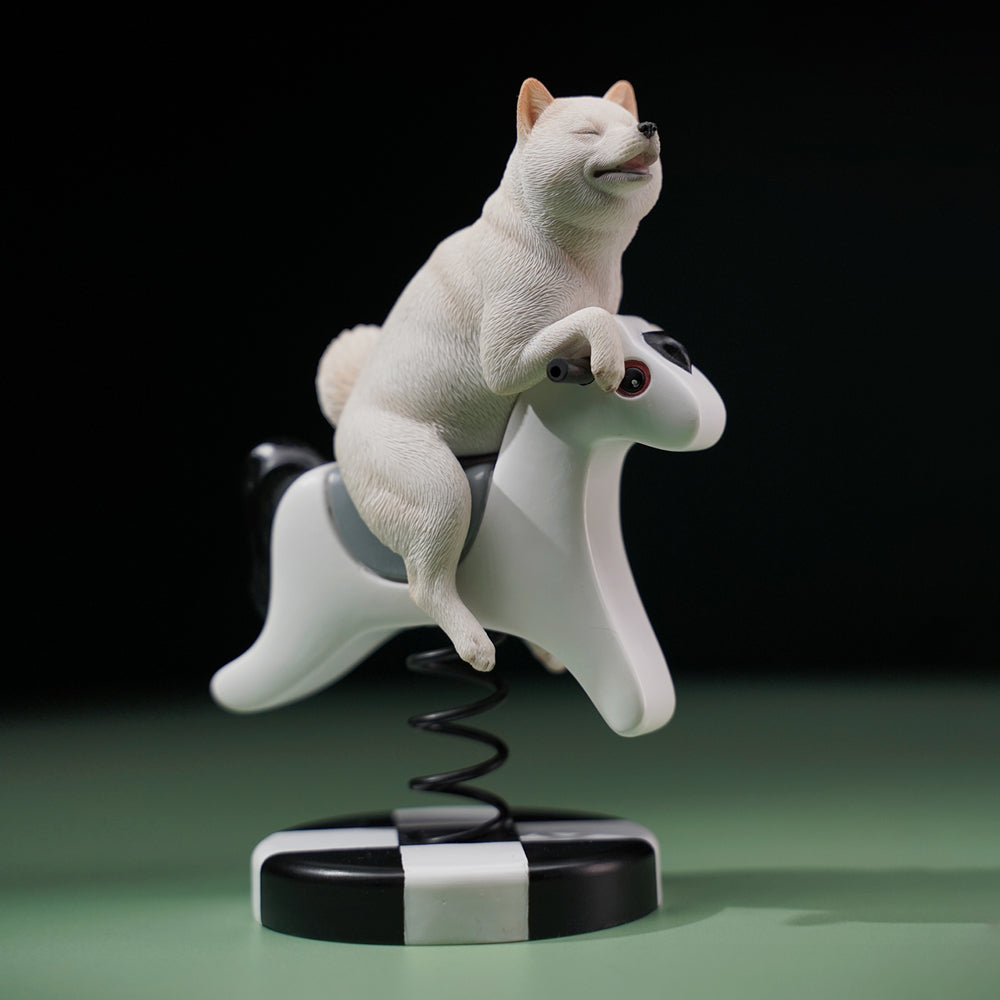 JXK146 Shiba Inu Dog Statue, Dog Figurine Gift for Shiba Inu Lover