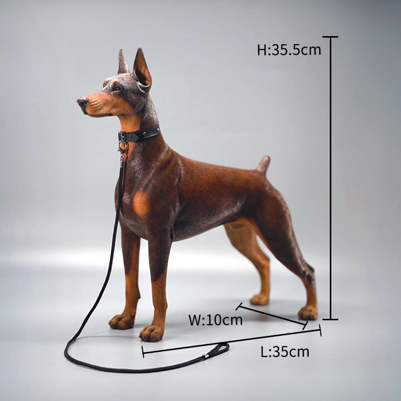 X32102 Dobermann dog figurine dog statue for home decor gift for dog lovers