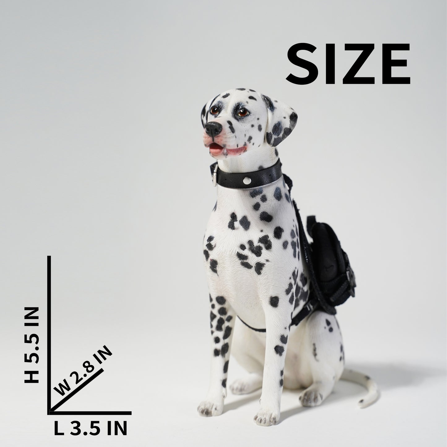 JXK100 Dalmatian dog figurine, dog statue gift for dog lover