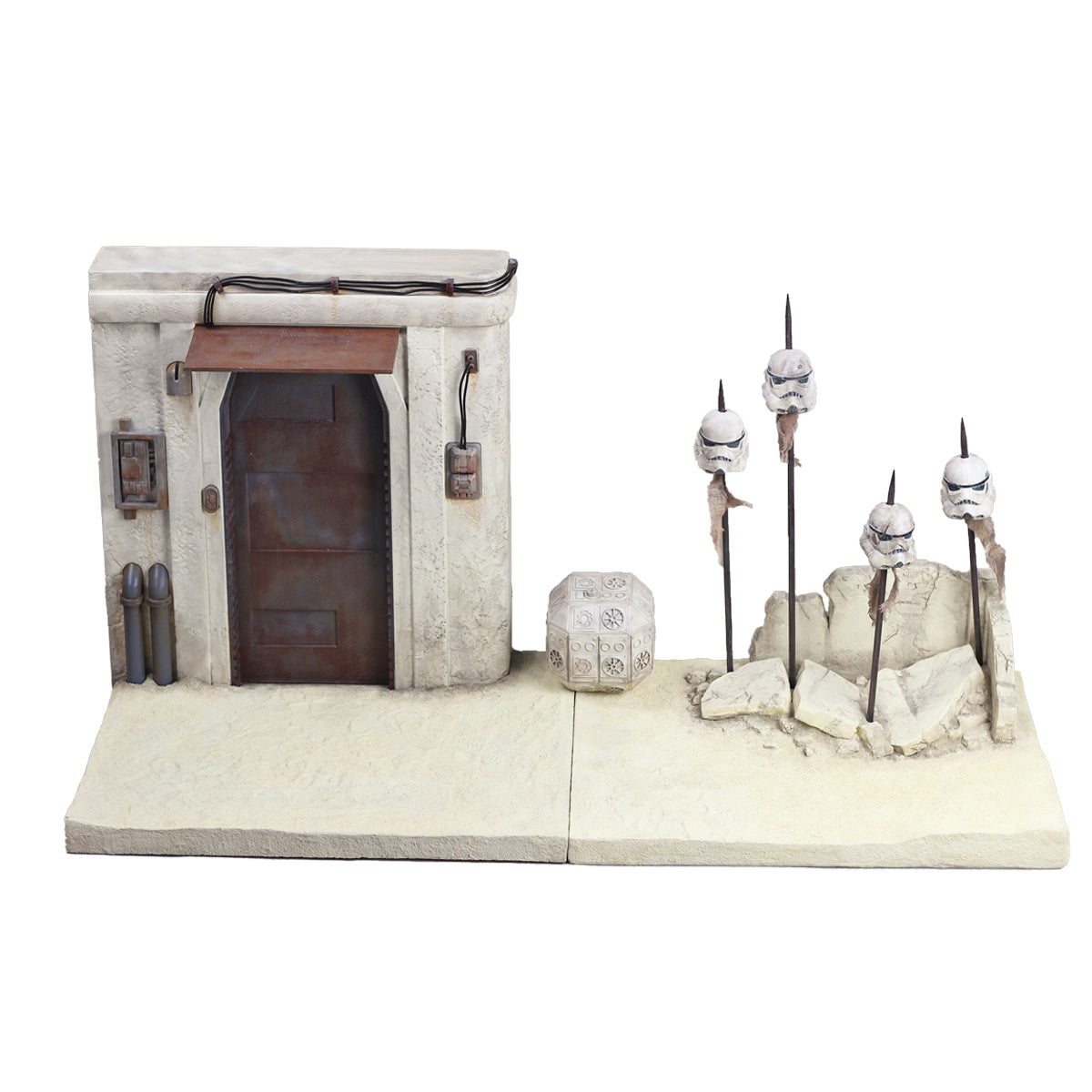 STAR001 Model Kit for Action Figure Diorama Display Base, Handmade Diorama for SW Lover