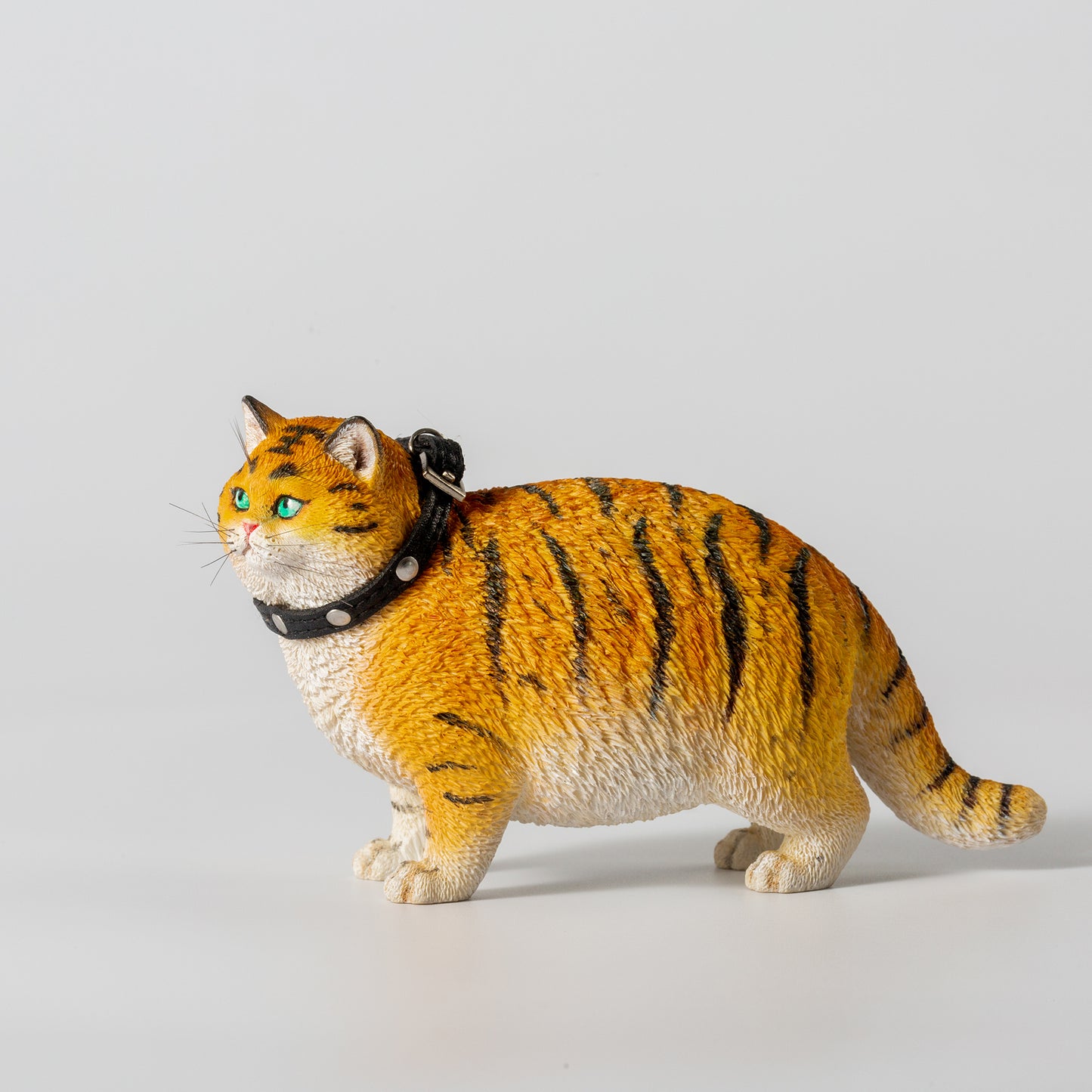 JXK104 Fat Cat Figurine, Resin Cat Statue for Living Room Decor Cat Gifts for Cat Lovers