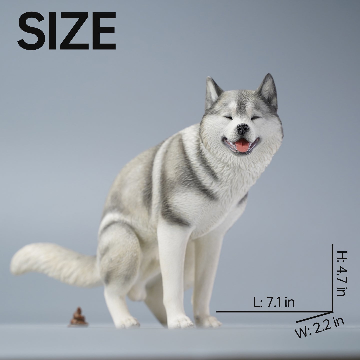 JXK110 Husky dog figurine, dog statue gift for dog lover