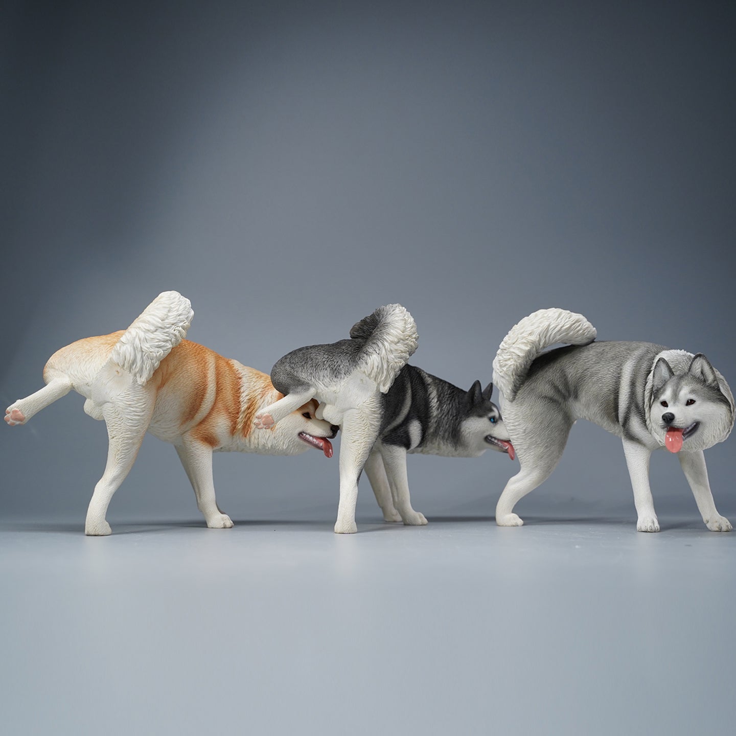 JXK111 Husky dog figurine, dog statue gift for dog lover