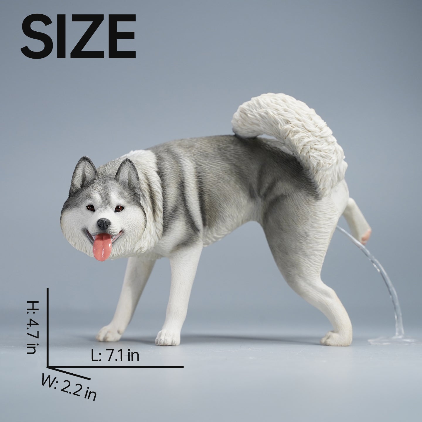 JXK111 Husky dog figurine, dog statue gift for dog lover