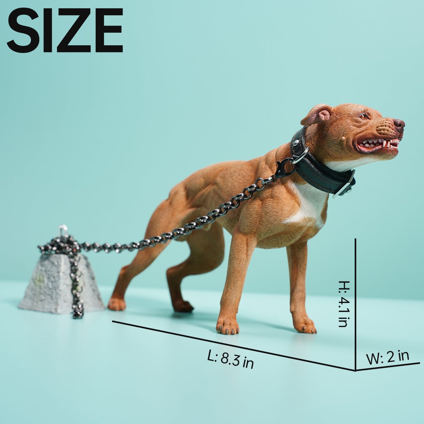 JXK129 Pit Bull Terrier figurine, dog statue gift for dog lover