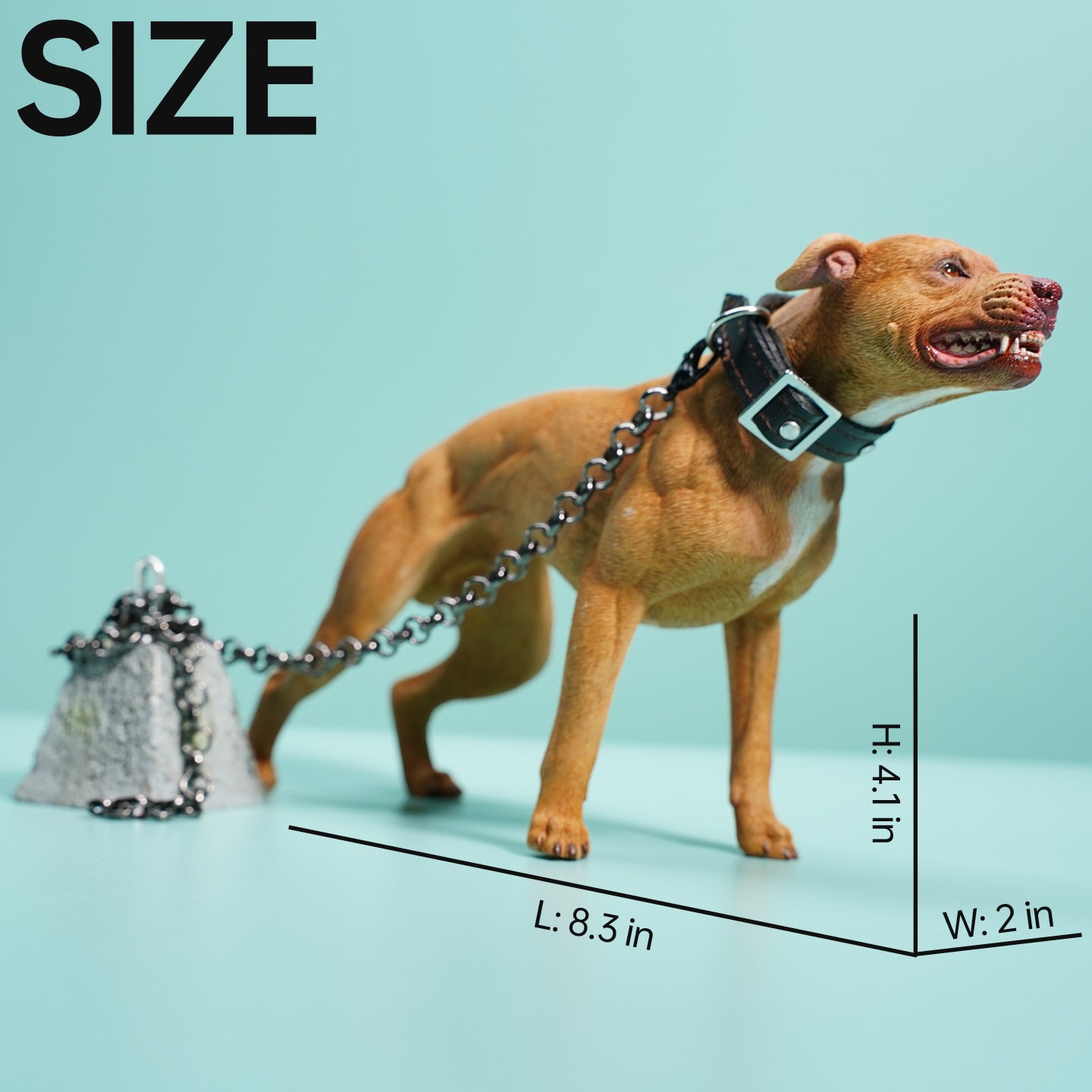 JXK129 Pit Bull Terrier figurine, dog statue gift for dog lover