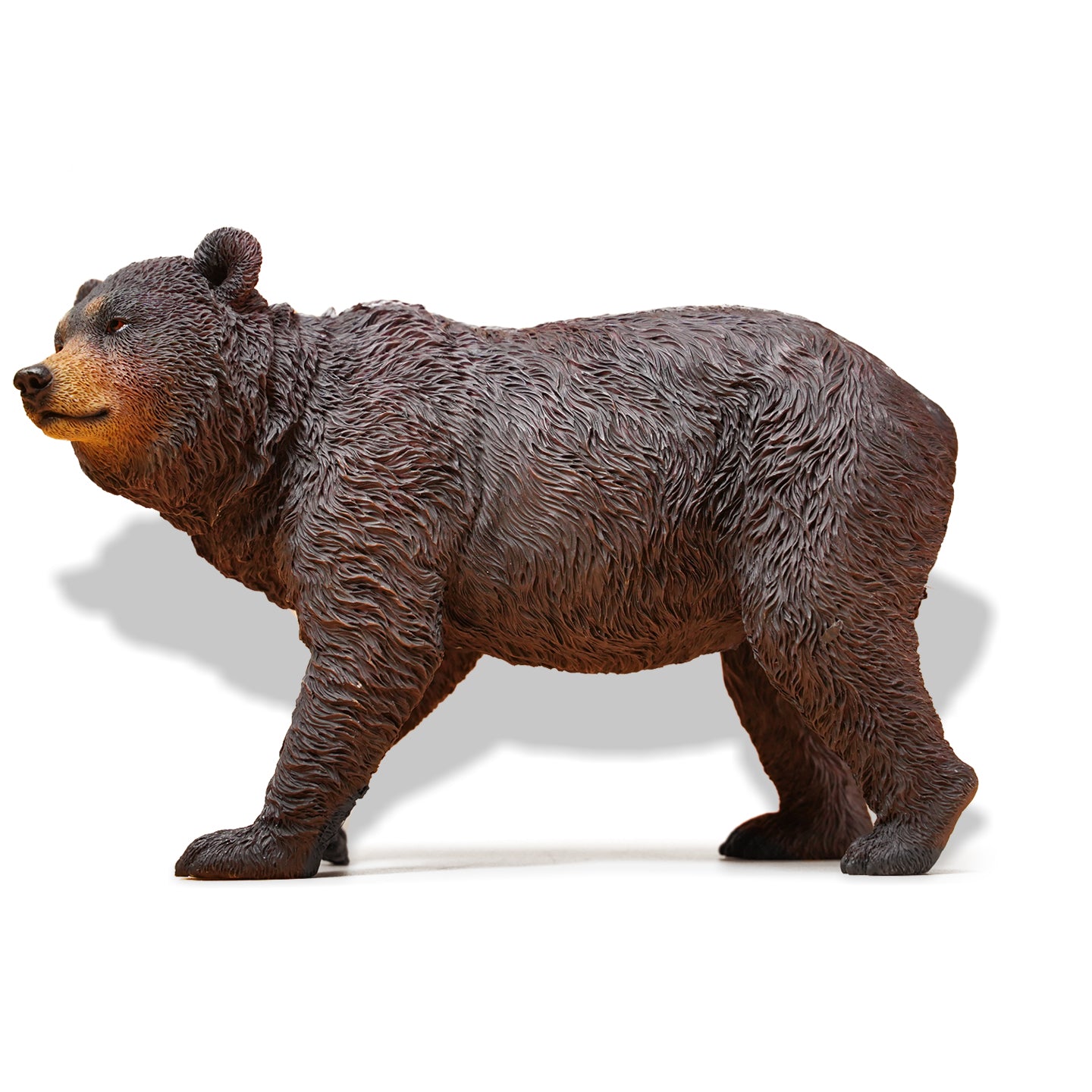 JXK134 Standing Little Brown Bear, Bear Statue Gift for Animal Lovers