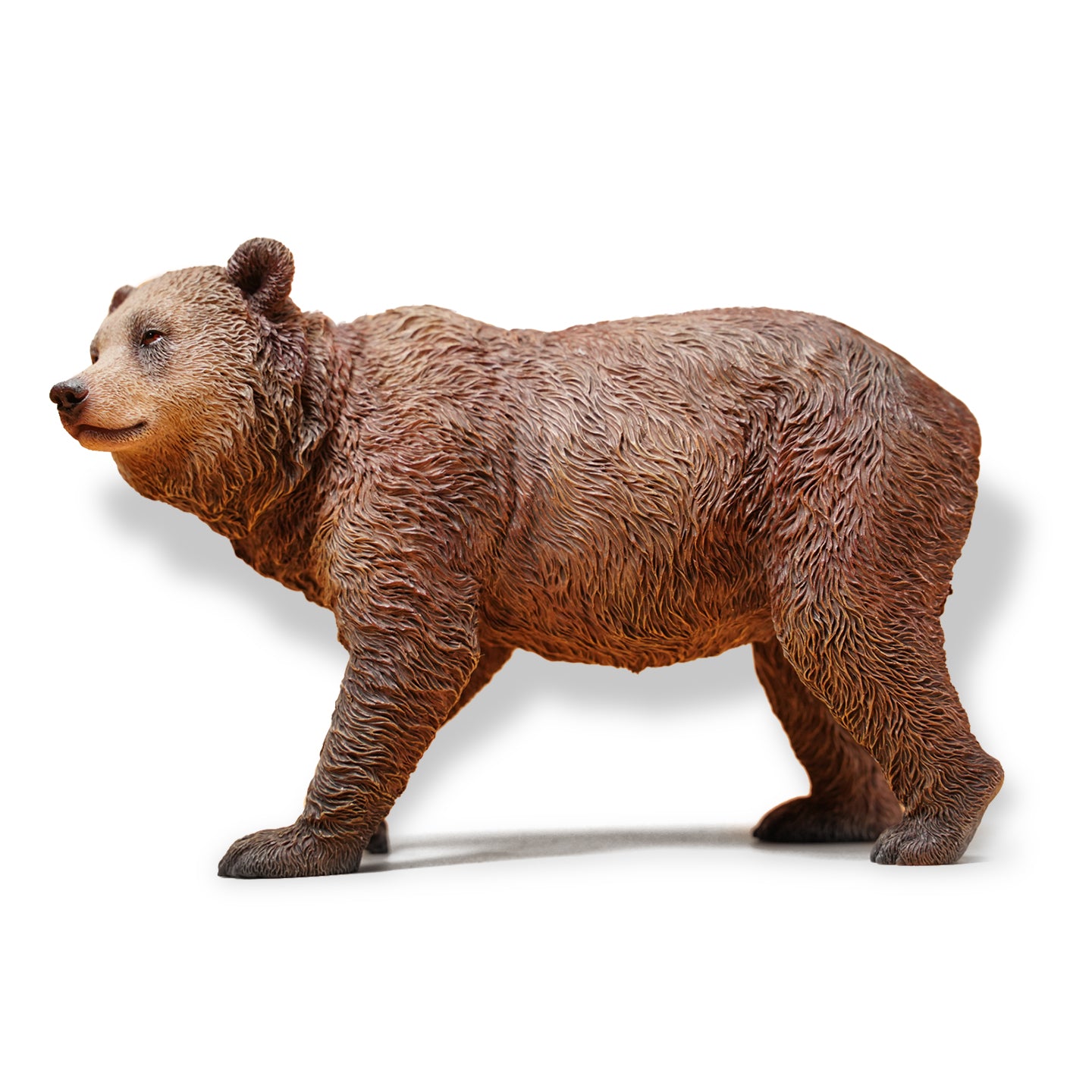 JXK134 Standing Little Brown Bear, Bear Statue Gift for Animal Lovers