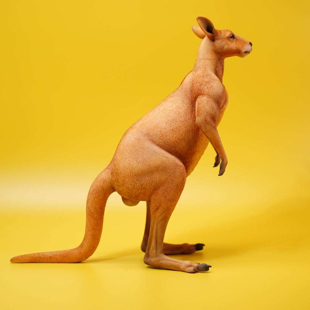 JXK136 Standing Kangaroo with Backpack, Kangaroo Statue Gift for Animal Lovers