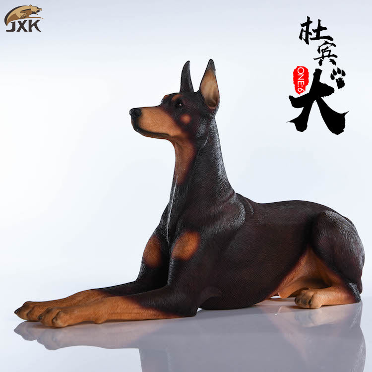 JXK004 Dobermann dog figurine dog statue for home decor gift for dog lovers