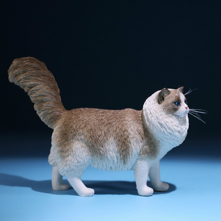 MRZ038 Ragdoll Cat statue, the gift for cat loves