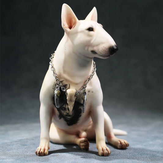 MRZ052 Bull Terrier dog statue for dog lovers